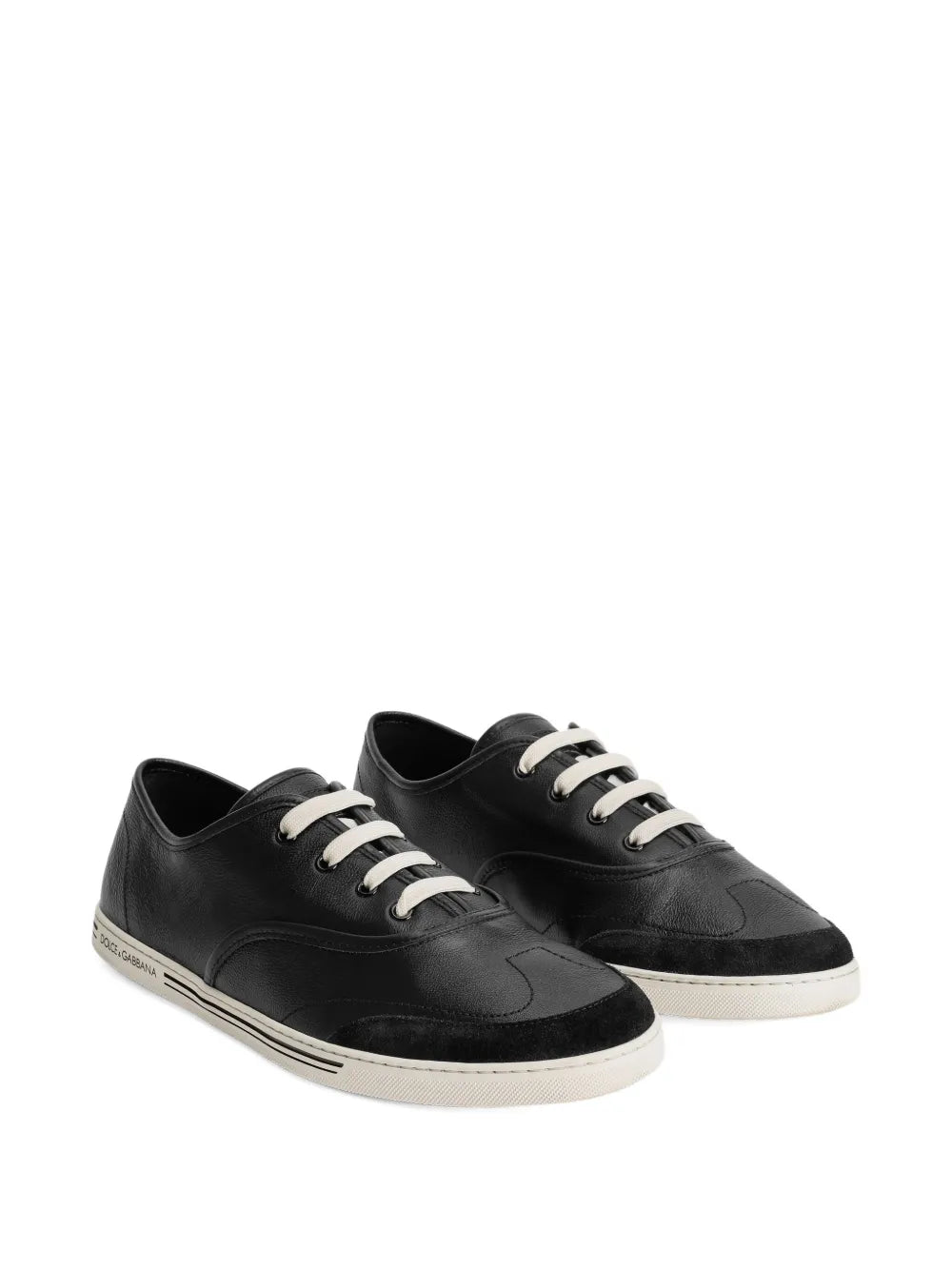 Dolce & Gabbana Lace-Up Leather Sneakers