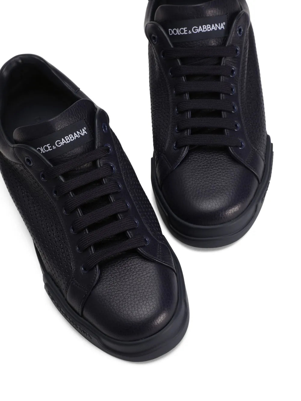 Dolce & Gabbana Perforated Leather Sneakers