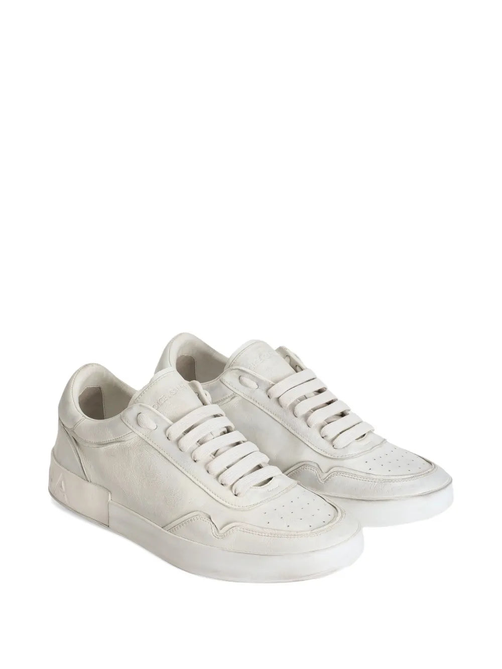 Dolce & Gabbana Portofino Leather Lace-Up Trainers