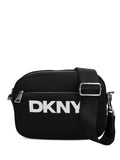 DKNYlogo-print cross body bag