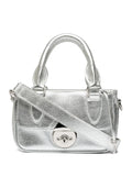 Sarah Chofakianmini Sarah metallic leather tote bag