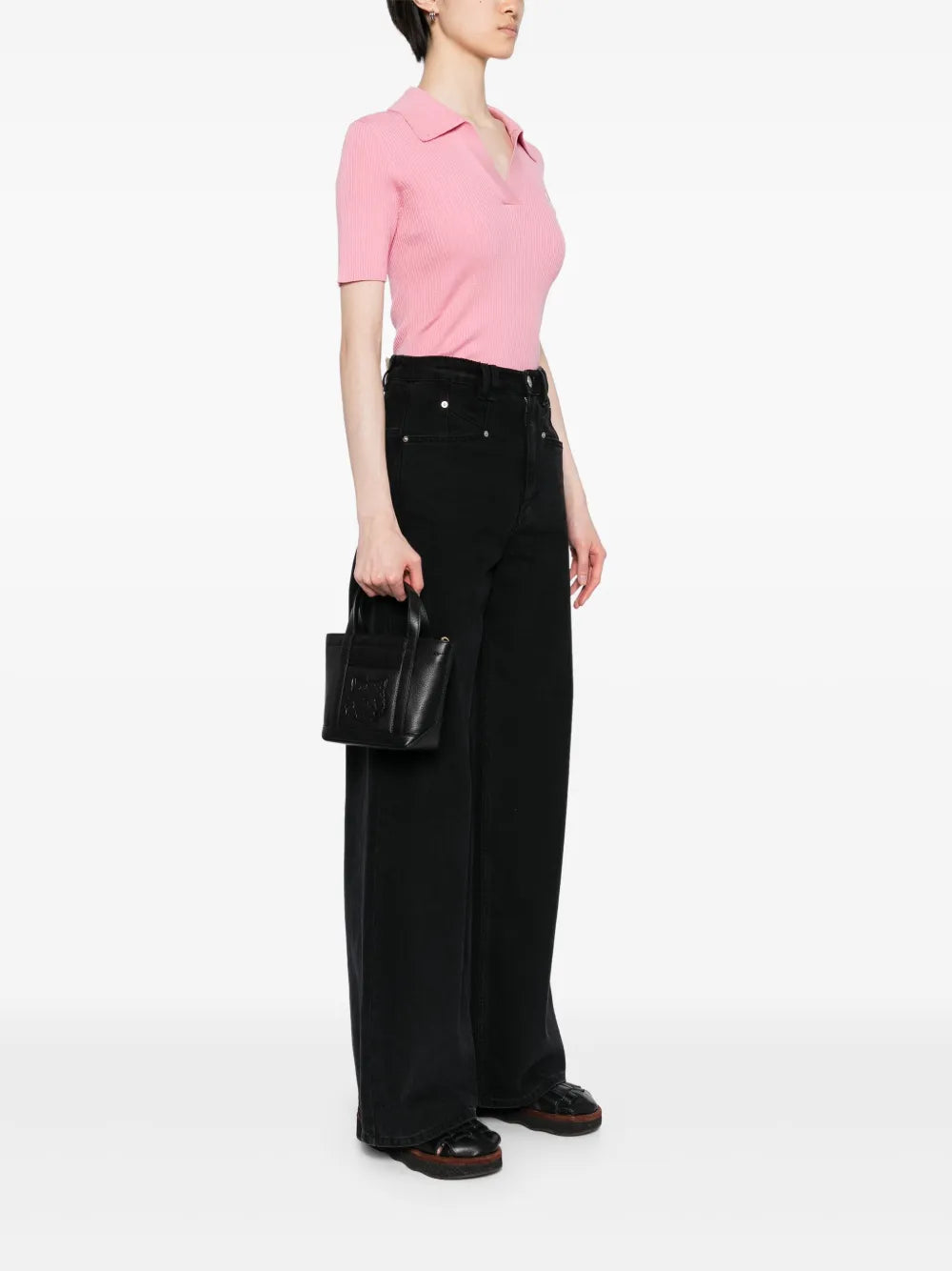 Maison Kitsunémini fox head tote bag