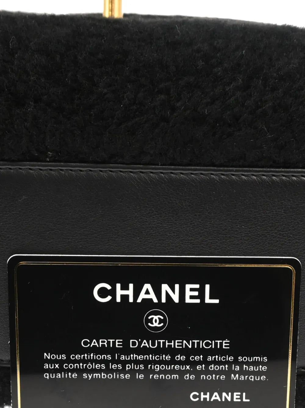Pre-OwnedCHANEL Pre-Owned2016 CC shearling medium shoulder bag