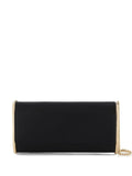 Aquazzurametallic-plaque chain shoulder bag