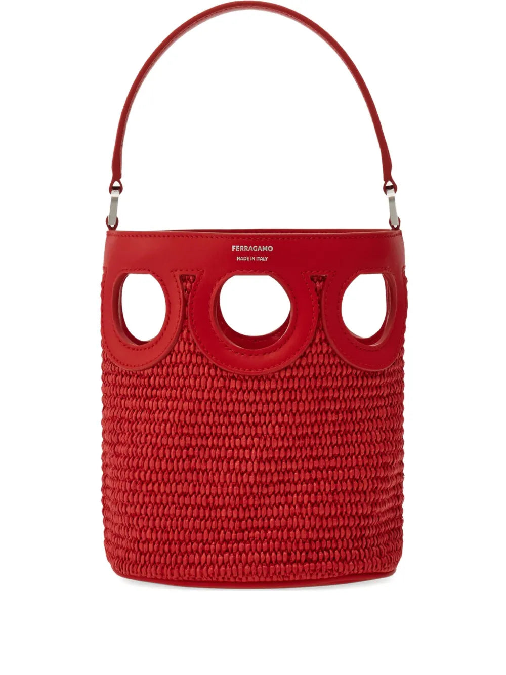 Ferragamomini Gancini bucket bag
