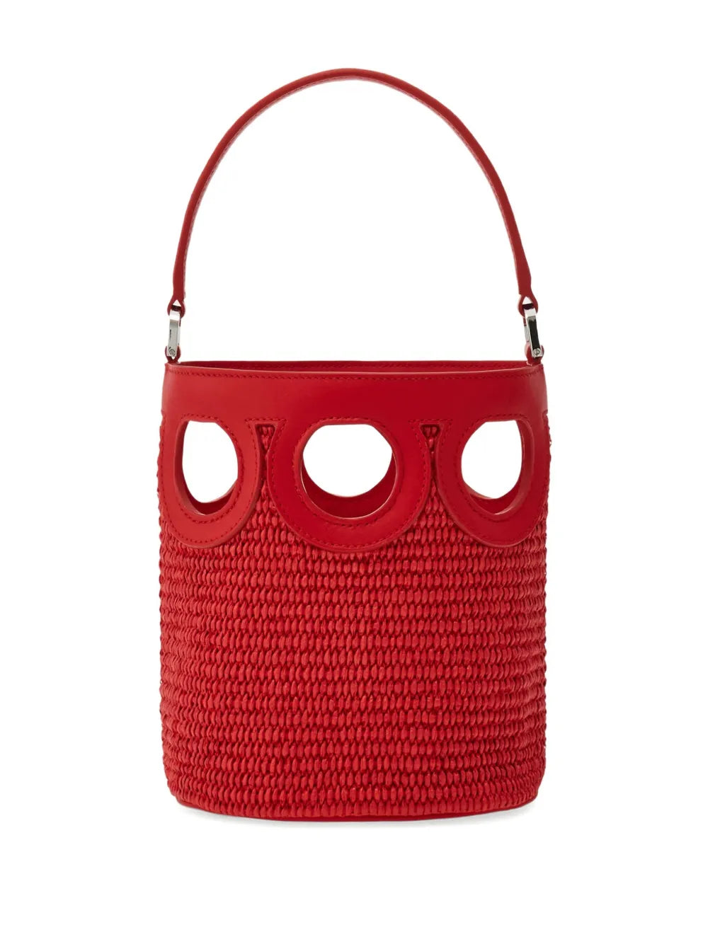 Ferragamomini Gancini bucket bag