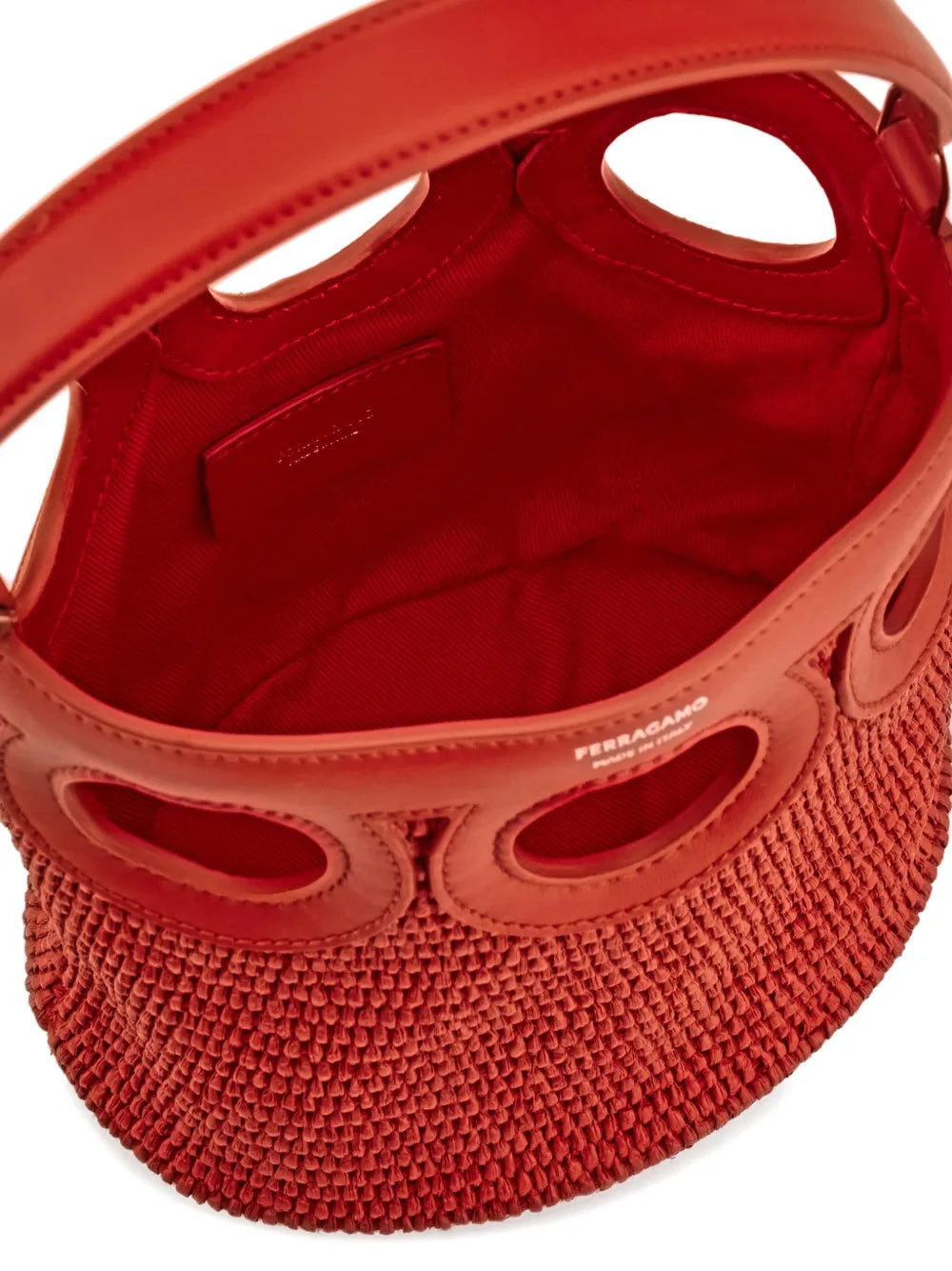 Ferragamomini Gancini bucket bag