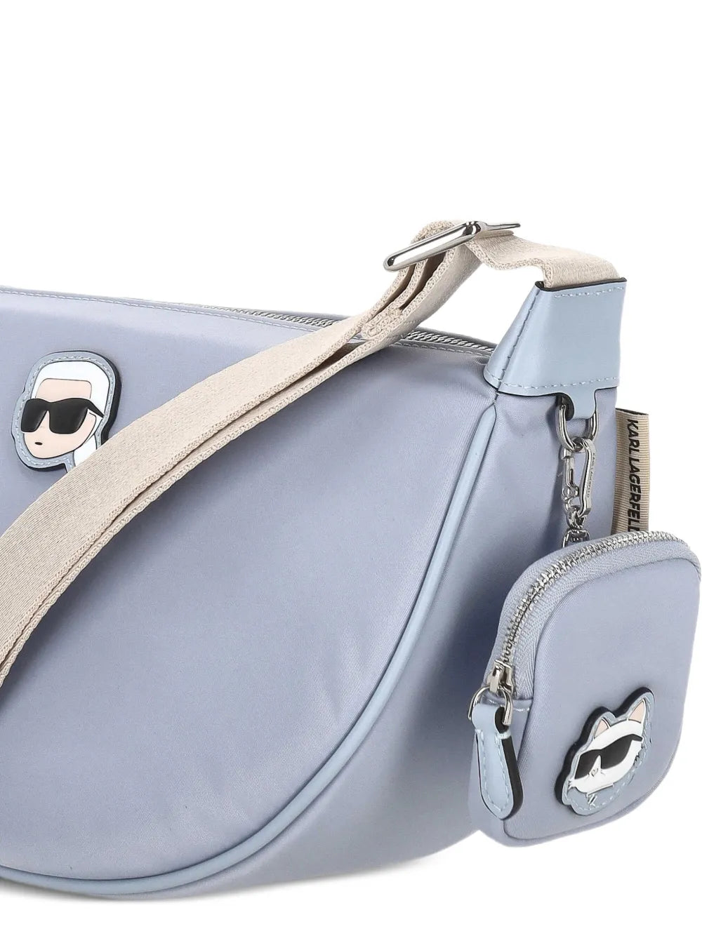 Karl Lagerfeldmedium logo-patch shoulder bag
