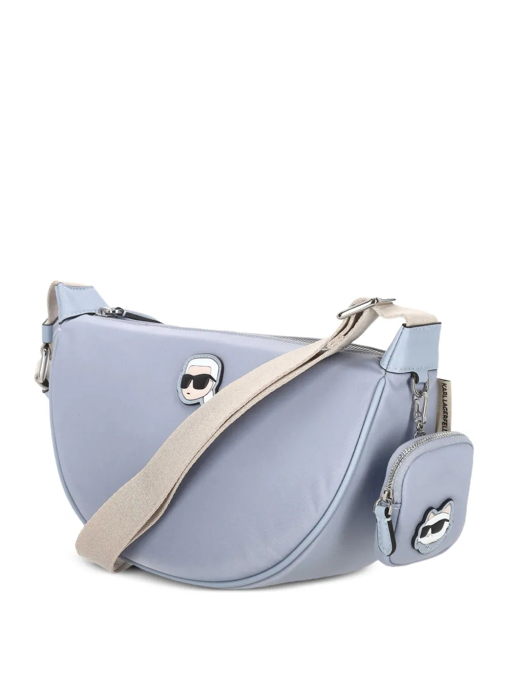 Karl Lagerfeldmedium logo-patch shoulder bag