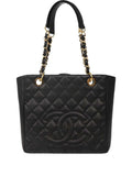 Pre-OwnedCHANEL Pre-Owned2009 CC quilted Petite tote bag