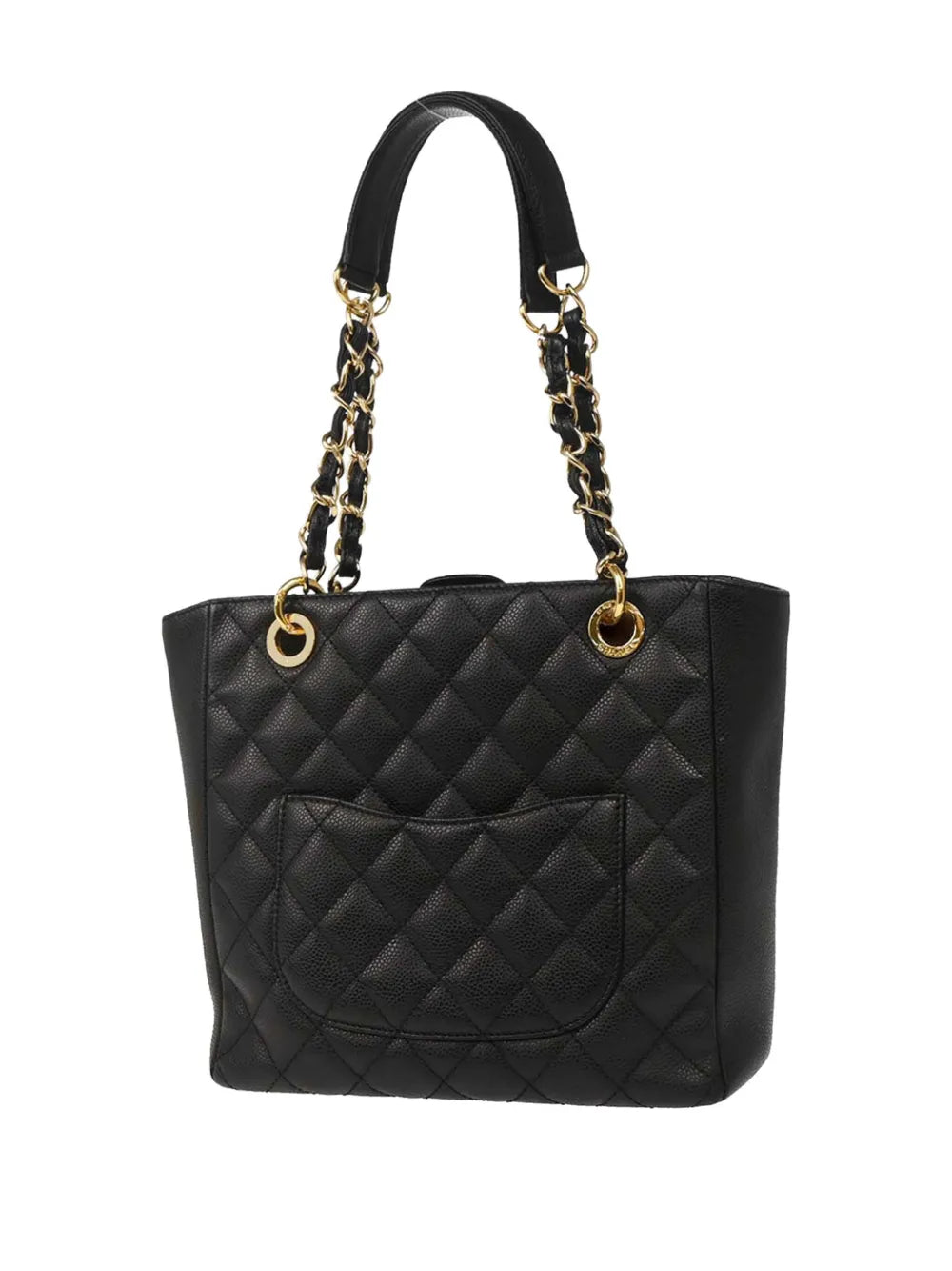 Pre-OwnedCHANEL Pre-Owned2009 CC quilted Petite tote bag