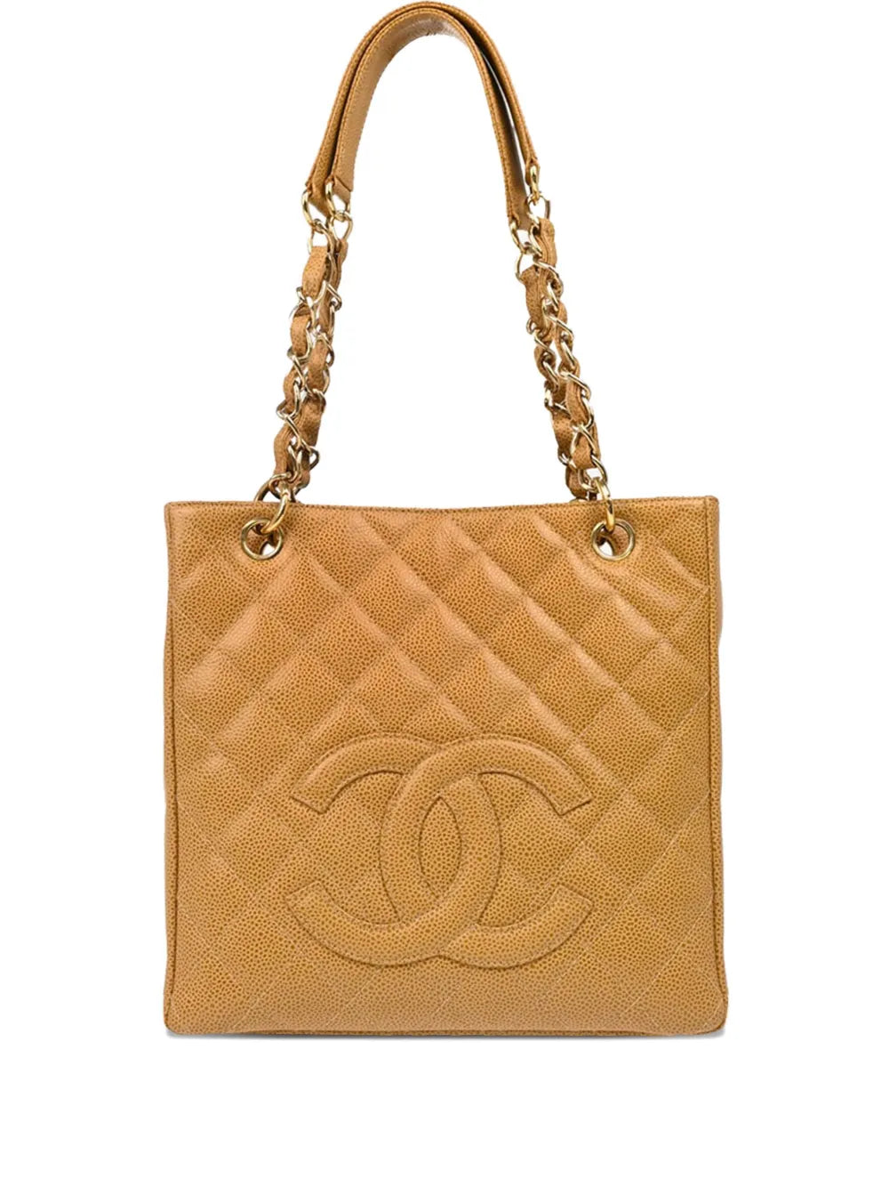 Pre-OwnedCHANEL Pre-Owned2003 Petite Chain Shopping tote bag