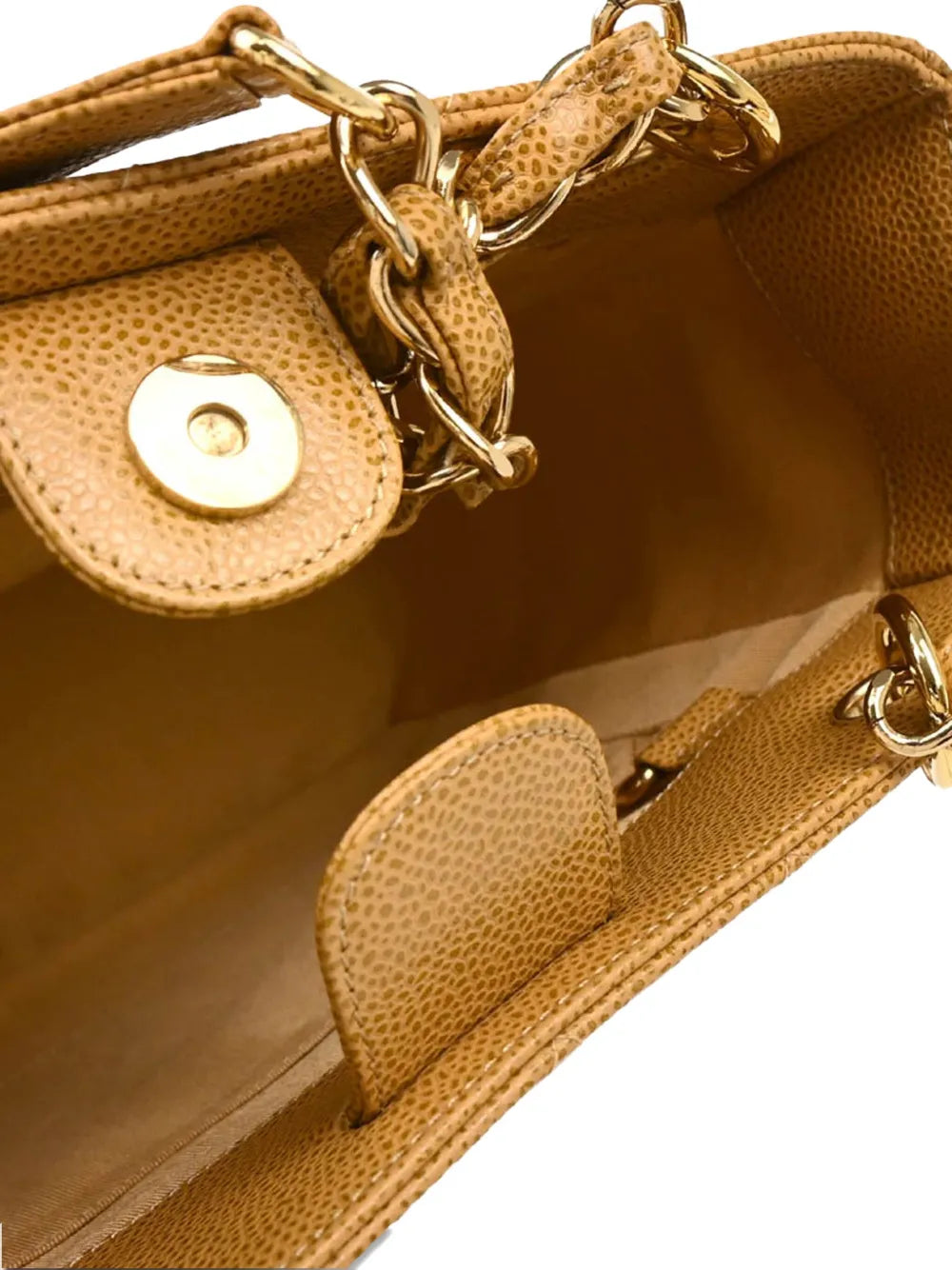 Pre-OwnedCHANEL Pre-Owned2003 Petite Chain Shopping tote bag