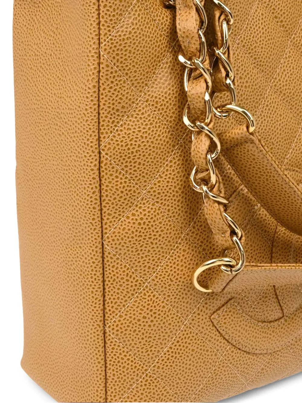 Pre-OwnedCHANEL Pre-Owned2003 Petite Chain Shopping tote bag