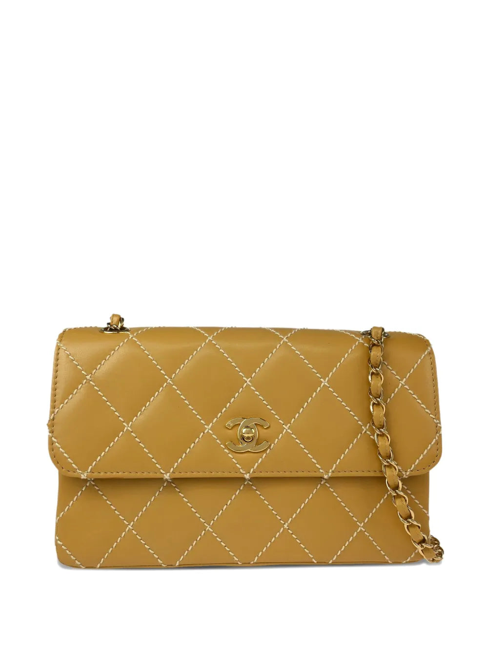 Pre-OwnedCHANEL Pre-Owned2002 Wild Stitch Straight Flap shoulder bag
