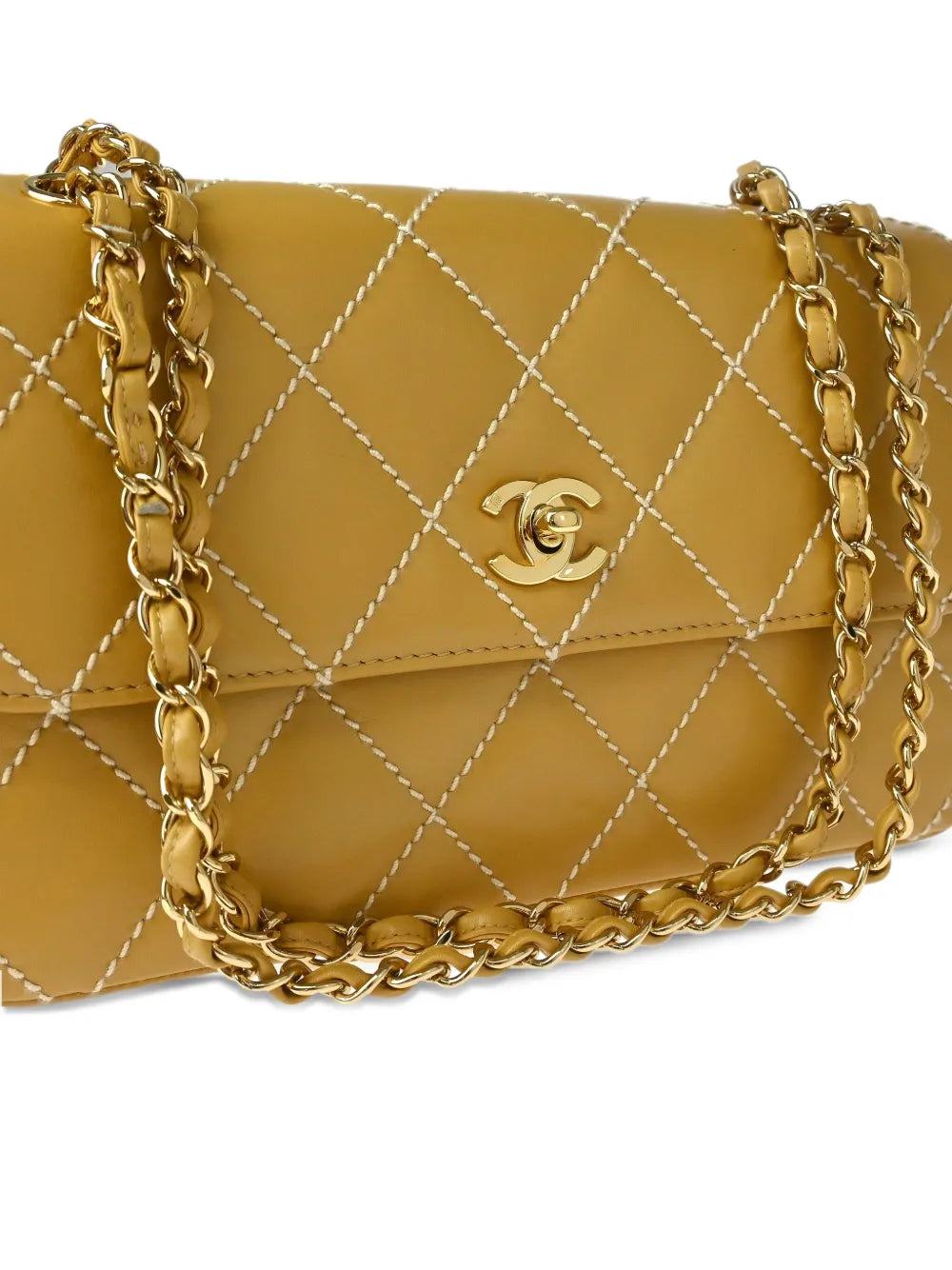 Pre-OwnedCHANEL Pre-Owned2002 Wild Stitch Straight Flap shoulder bag