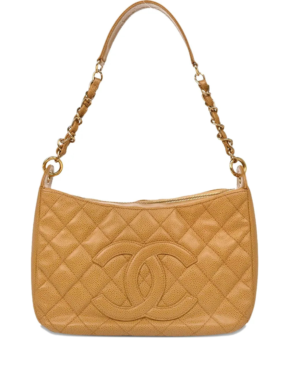 Pre-OwnedCHANEL Pre-Owned2003 CC diamond-quilted shoulder bag