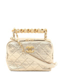 Pre-OwnedCHANEL Pre-Owned2021 metallic-effect two-way bag