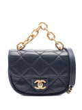 Pre-OwnedCHANEL Pre-Owned2021 diamond-quilted two-way bag