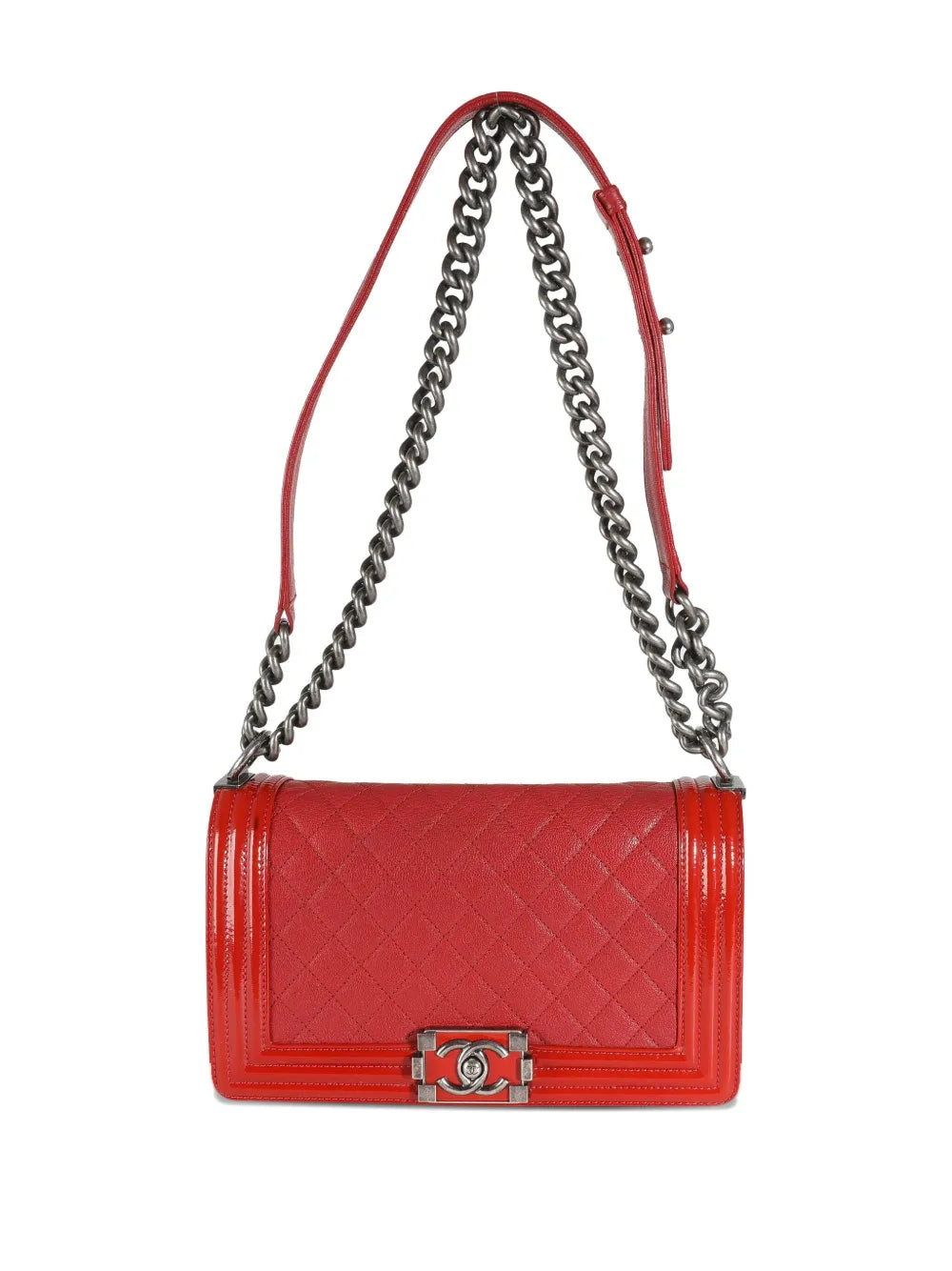 Pre-OwnedCHANEL Pre-Owned2015-2016 medium Boy Chanel shoulder bag