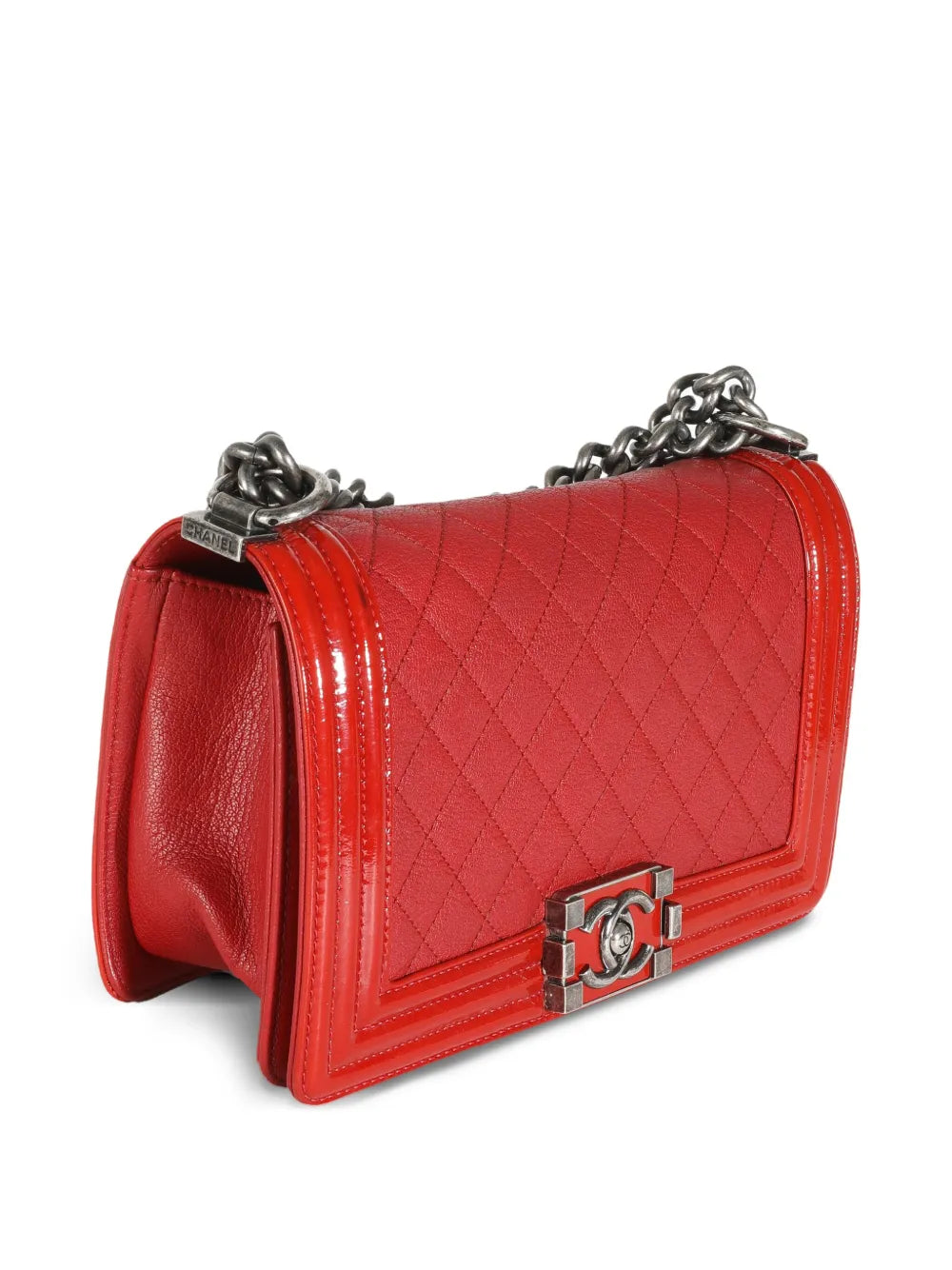 Pre-OwnedCHANEL Pre-Owned2015-2016 medium Boy Chanel shoulder bag