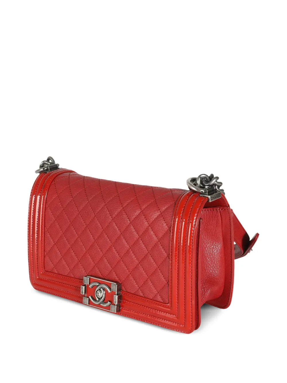 Pre-OwnedCHANEL Pre-Owned2015-2016 medium Boy Chanel shoulder bag