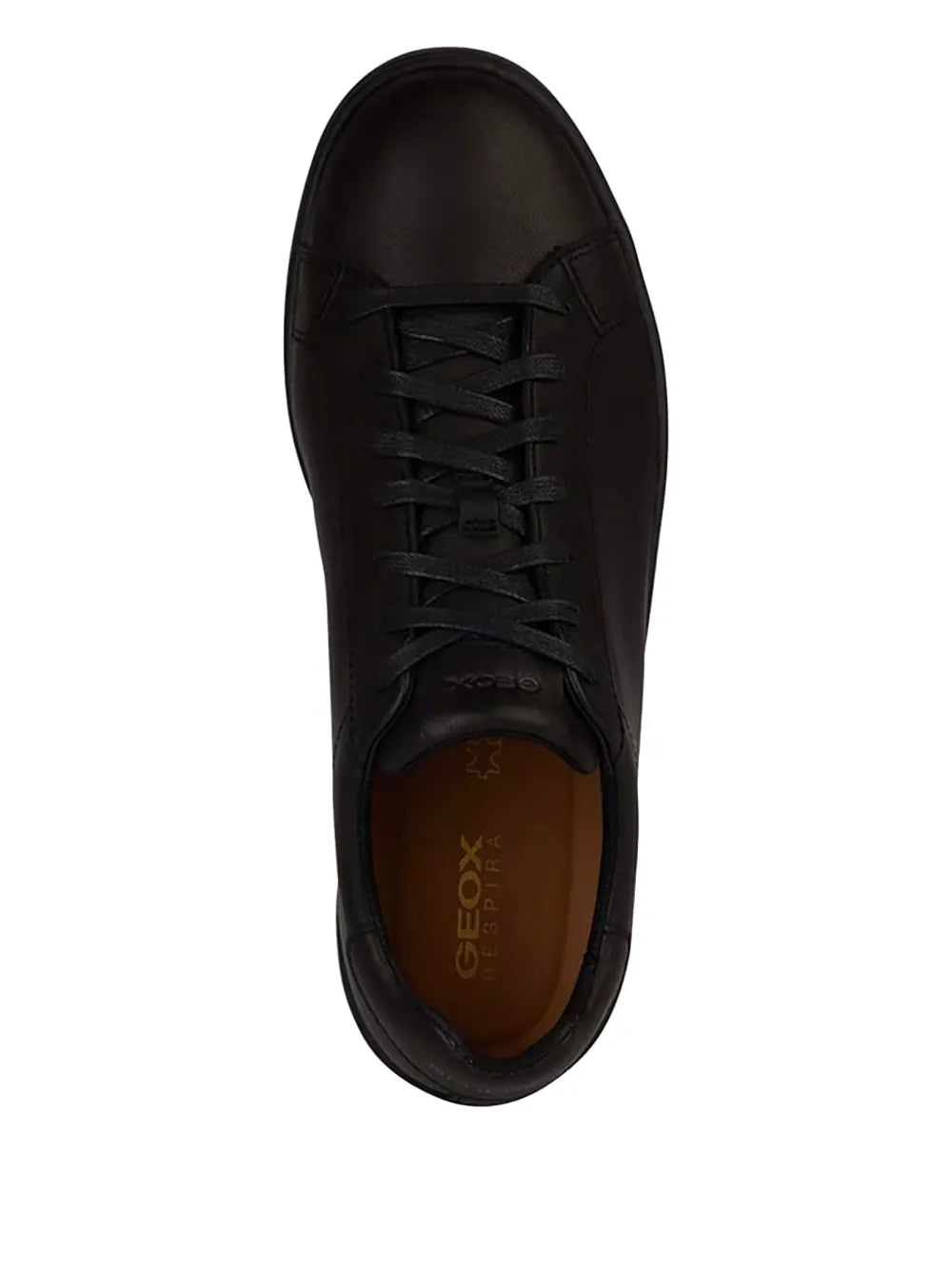 Geox Spherica Leather Lace-Up Sneakers