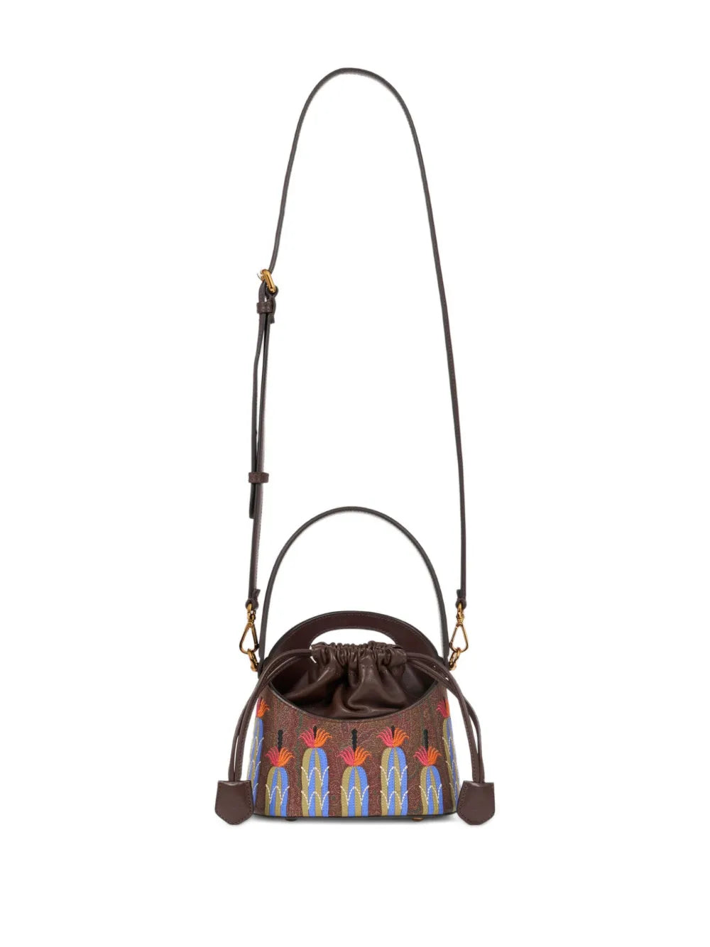 ETROx Agostino Iacurci small Saturno bucket bag