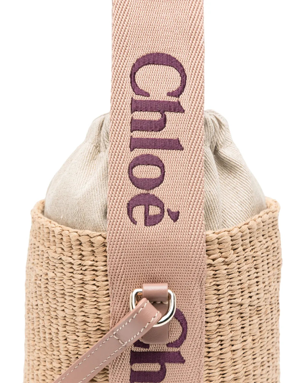 Chlo?mall Basket bucket bag