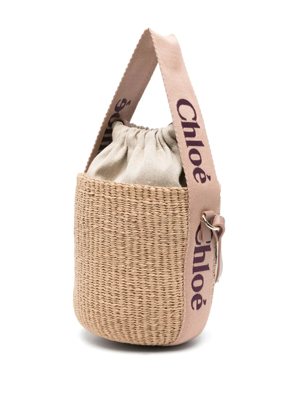 Chlo?mall Basket bucket bag