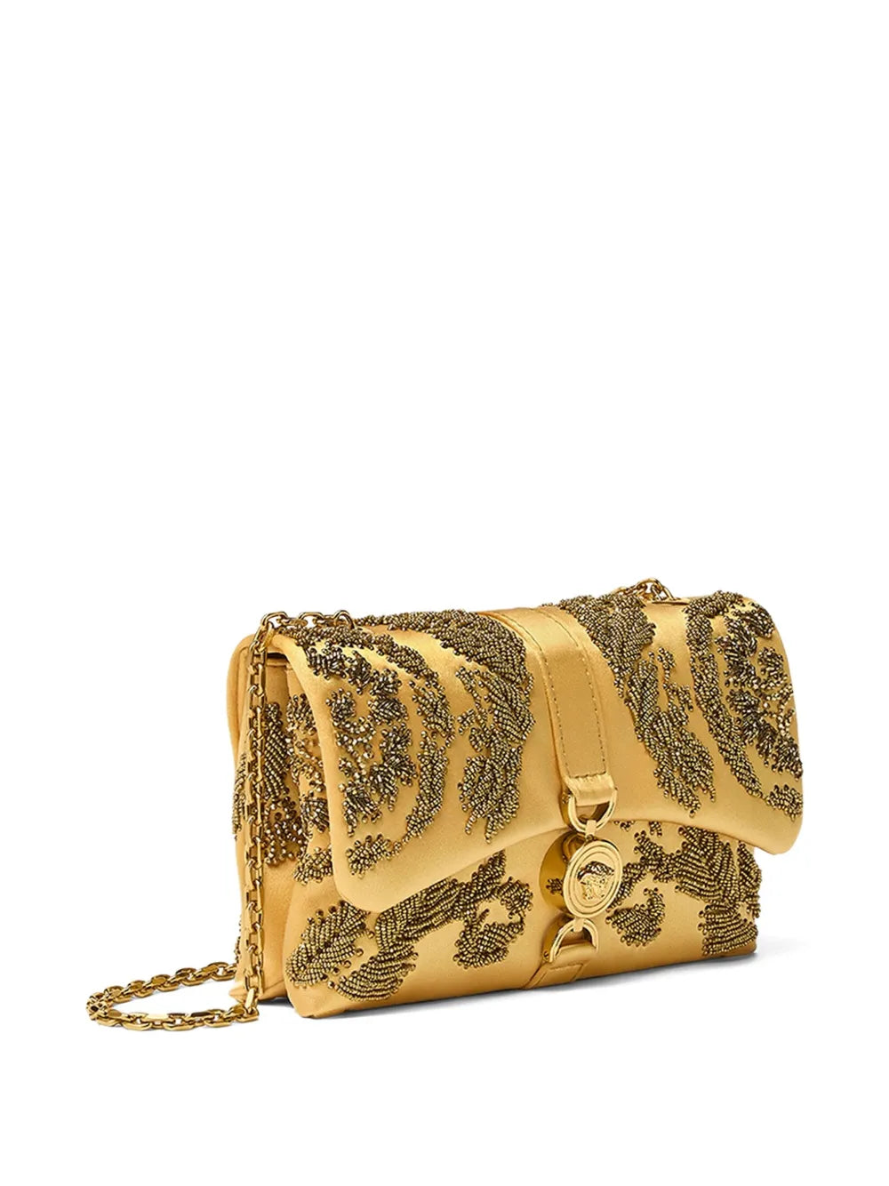 VersaceKleio bead-embellished clutch bag
