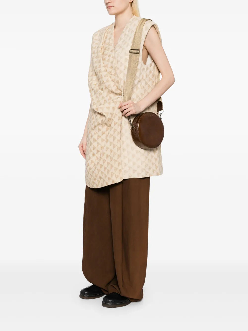 Uma Wangsmall round crossbody bag