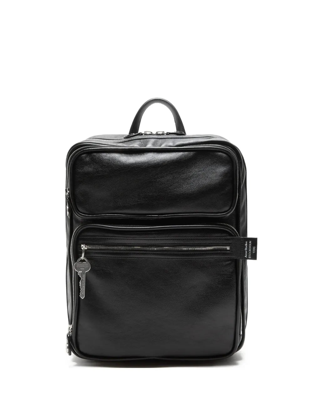Acne Studiosleather top-handle backpack