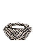 Simon Millerzebra-print knotted bucket bag