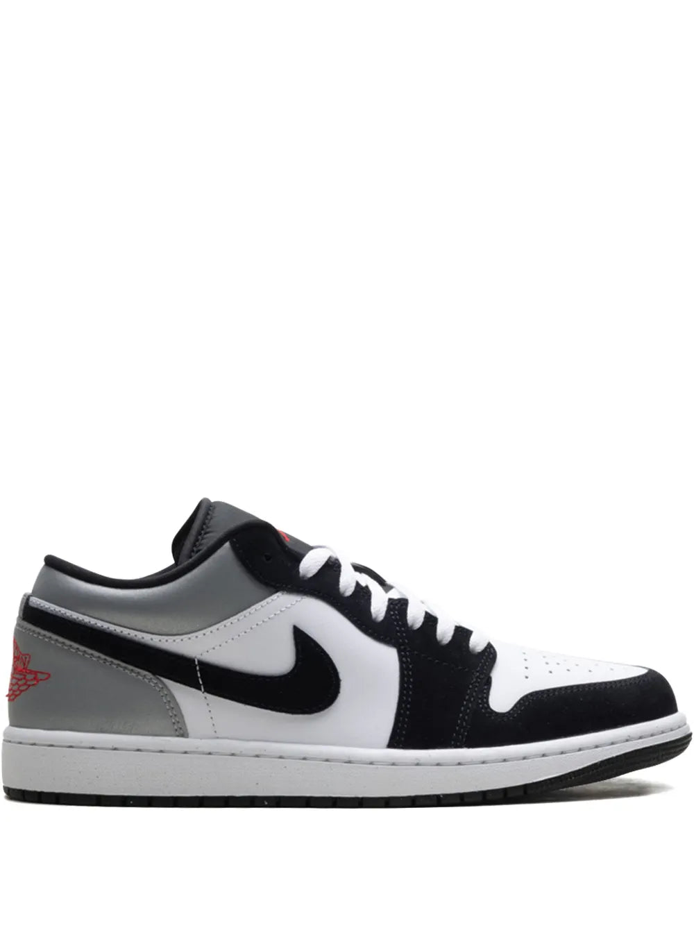 Jordan Jordan 1 Low Se White/Fire Red/Black/Matte Silver Sneakers