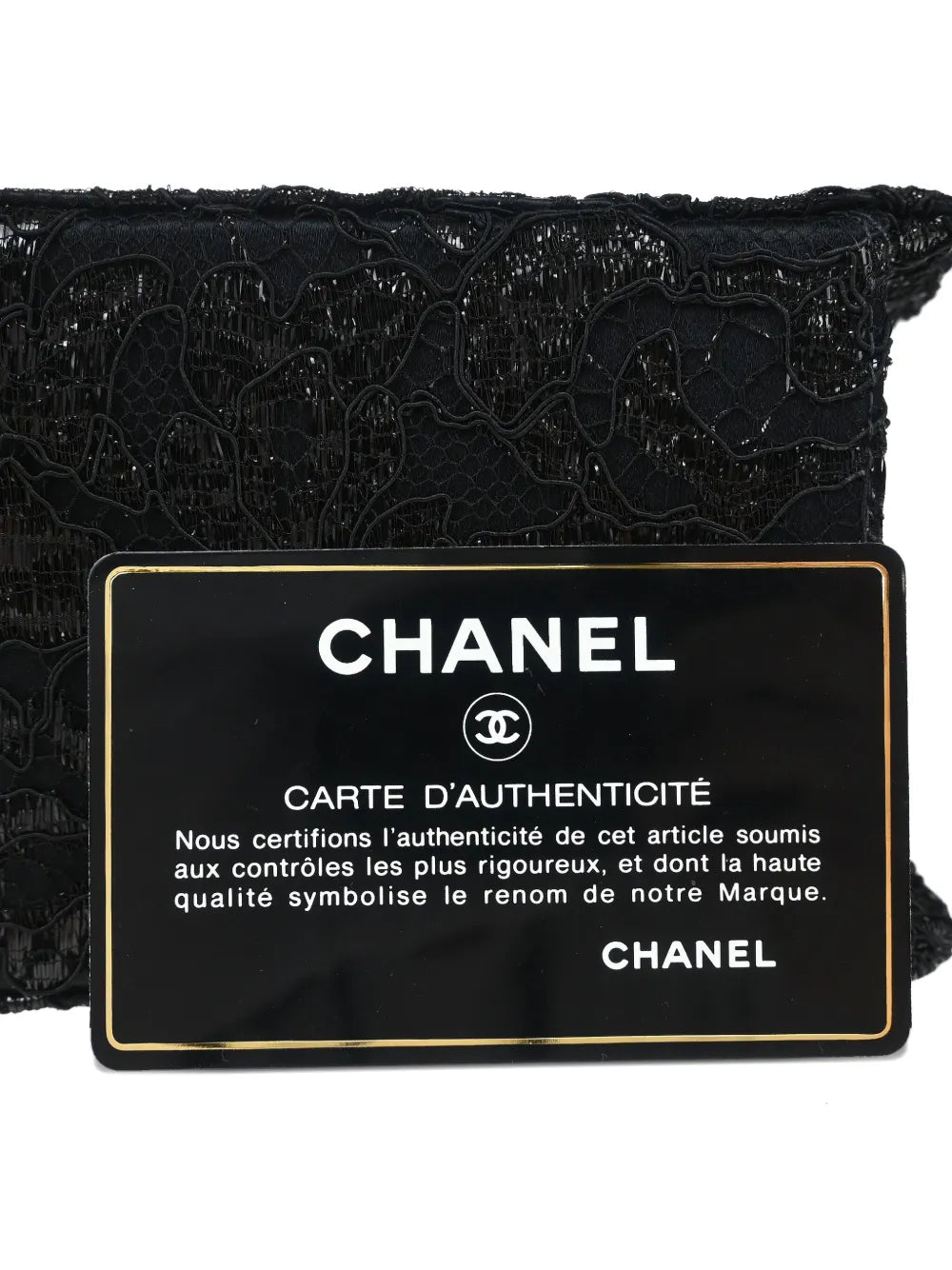 Pre-OwnedCHANEL Pre-Owned1998 Lace Double Sided Turn-lock tote bag