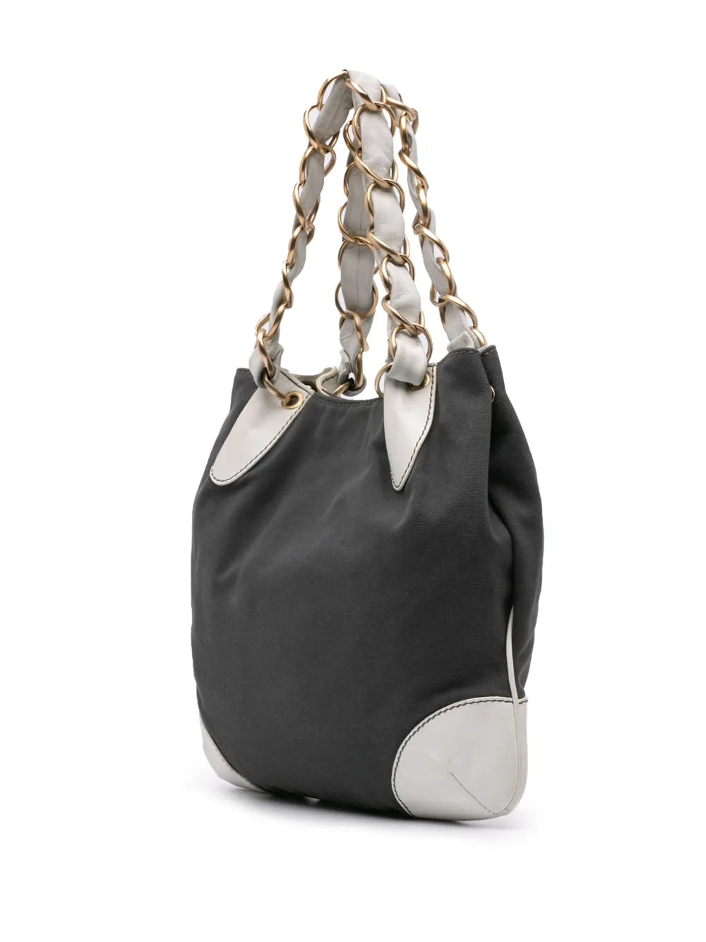 Pre-OwnedCHANEL Pre-Owned2003-2004 CC Canvas Olsen tote bag
