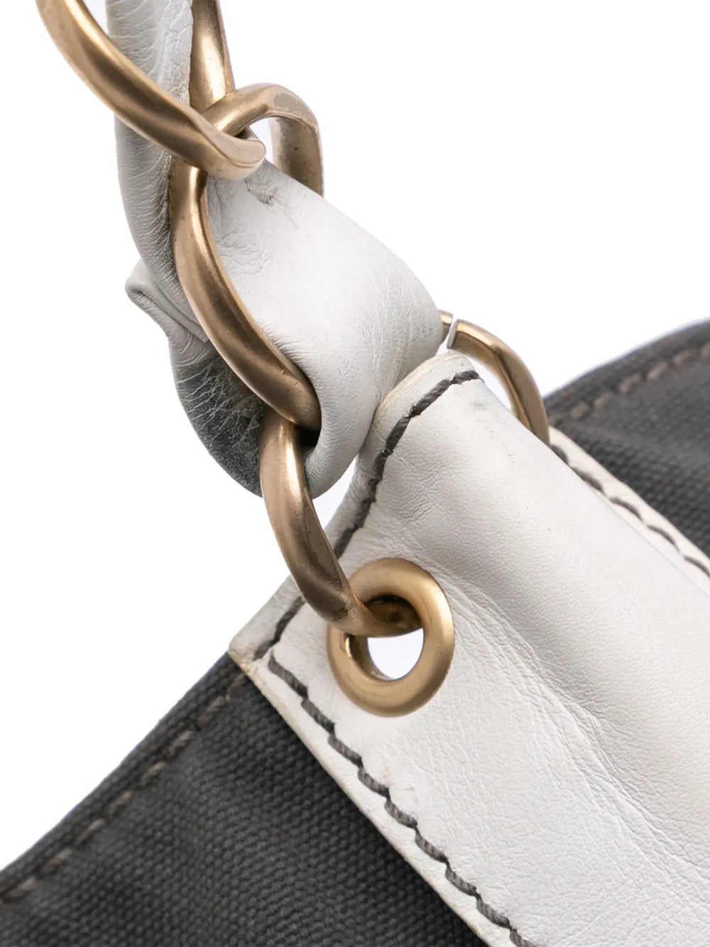 Pre-OwnedCHANEL Pre-Owned2003-2004 CC Canvas Olsen tote bag