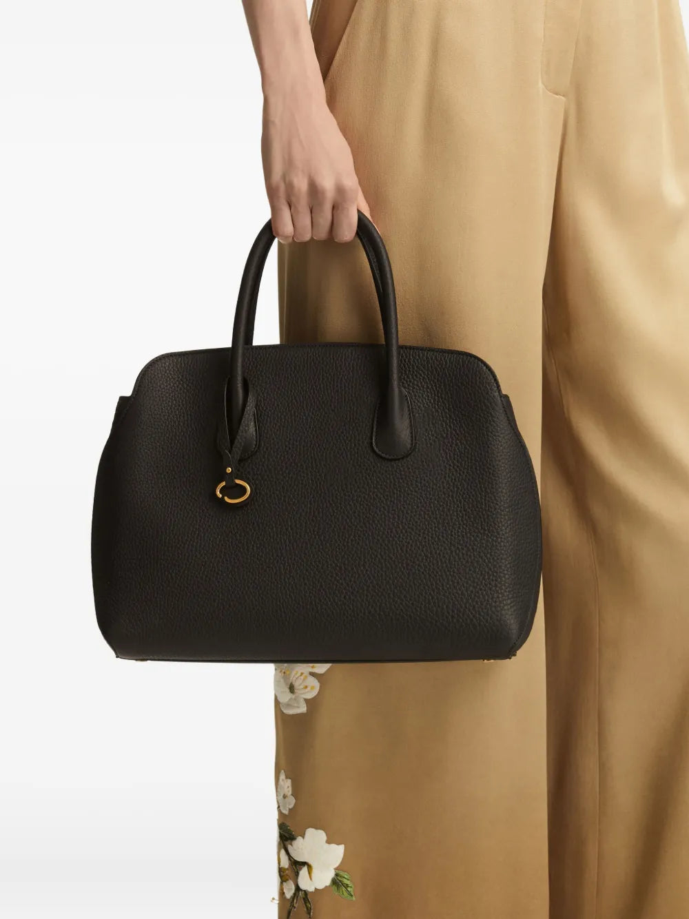 Oscar de la RentaIvy textured leather tote bag