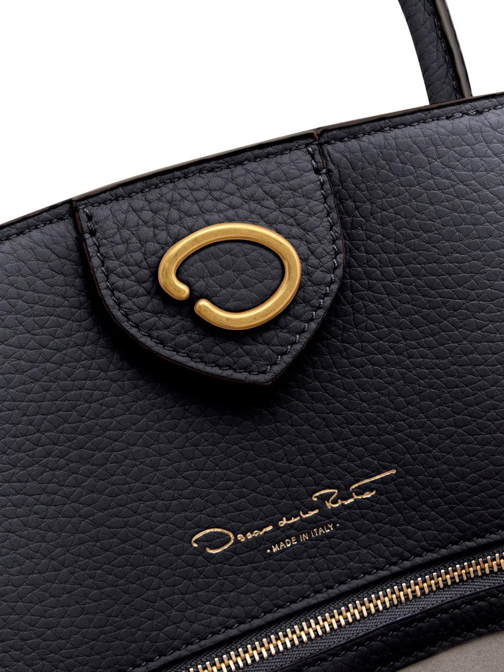 Oscar de la RentaIvy textured leather tote bag