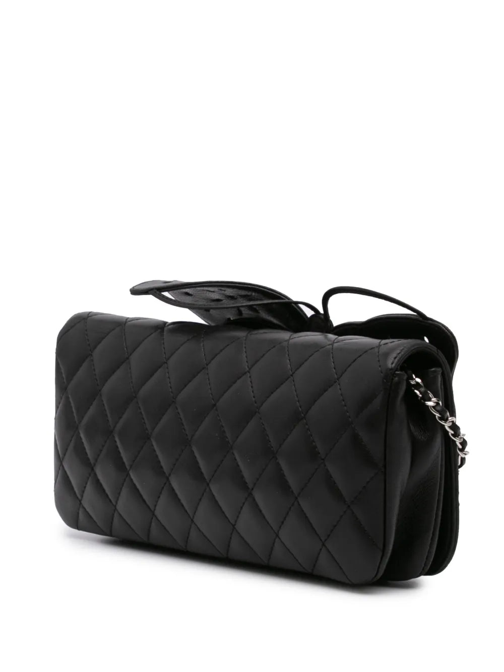 Pre-OwnedCHANEL Pre-Owned2010-2011 Quilted Lambskin Butterfly Clutch With Chain crossbody bag
