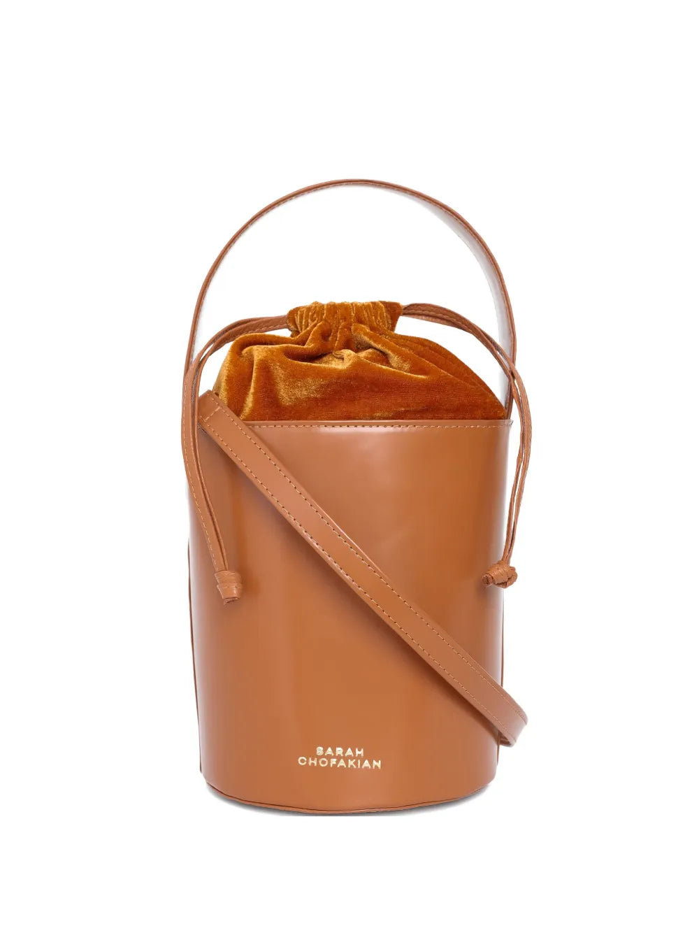 Sarah Chofakianleather bucket bag