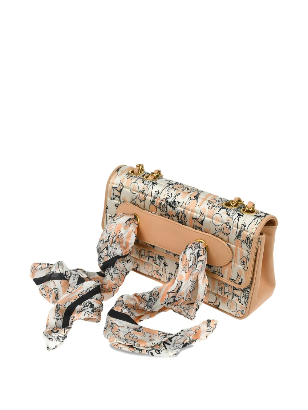 Pre-OwnedCHANEL Pre-Owned2003-2004 Satin Chain Shoulder Bag