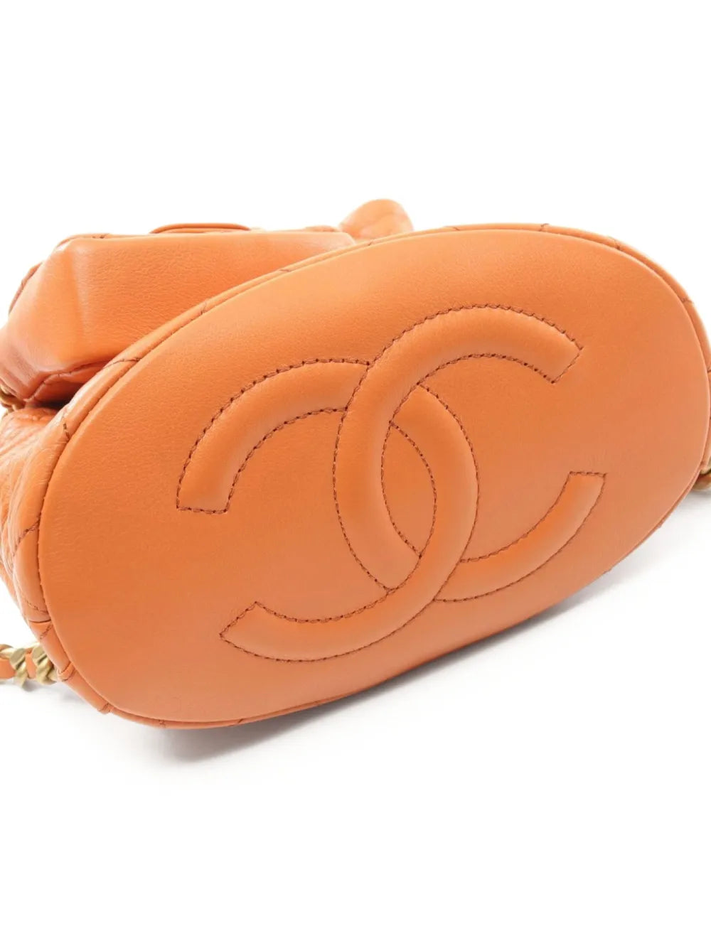 Pre-OwnedCHANEL Pre-Owned2021 interlocking CC-logo backpack