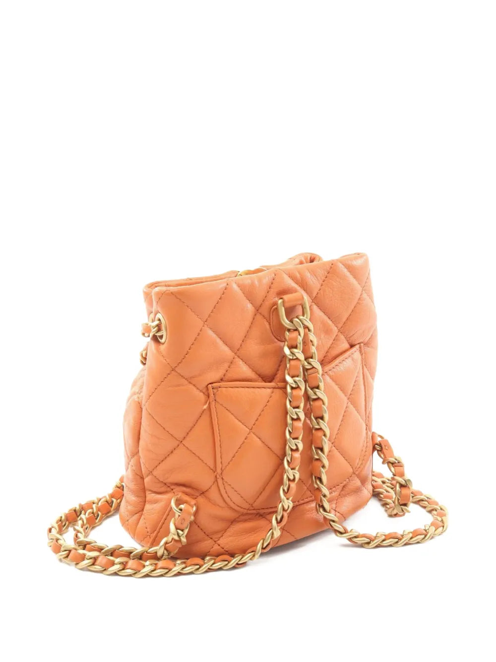 Pre-OwnedCHANEL Pre-Owned2021 interlocking CC-logo backpack