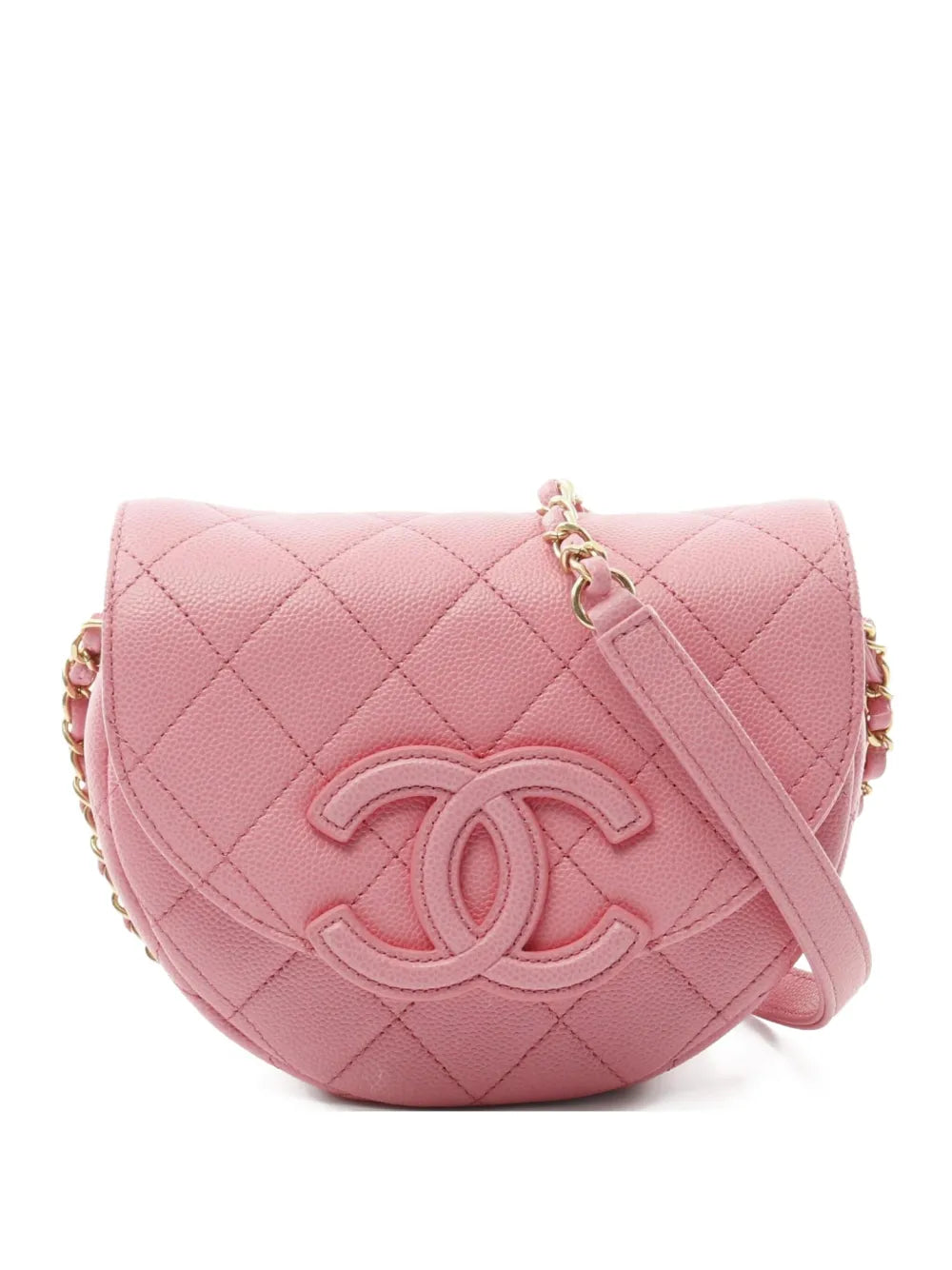 Pre-OwnedCHANEL Pre-Owned2021 Interlocking CC-logo shoulder bag