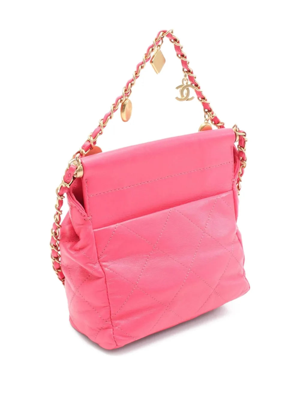 Pre-OwnedCHANEL Pre-Owned2021 Interlocking CC-charms shoulder bag