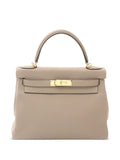 Pre-OwnedHermre-Owned2021 Kelly 28 Sellier two-way handbag