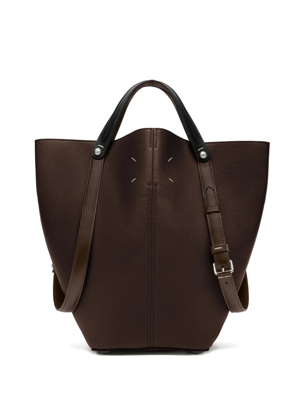 Maison MargielaDress-age leather tote bag
