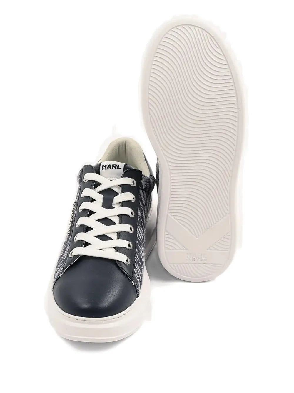 Karl Lagerfeld Monogram Jacquard Sneakers